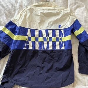 Aimé Leon Dior color block shirt